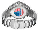 Juggernaut V USA Swiss Automatic – Diver White/blue Bezel - White Dial Bracelet