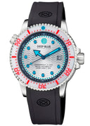 Juggernaut IV USA Swiss Automatic – Diver #2 White/red Bezel - White Dial Strap