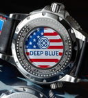 Juggernaut V USA Swiss Automatic – Diver Blue/white Bezel - White Dial Strap