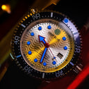 Juggernaut V USA Swiss Automatic – Diver Blue/white Bezel - White Dial Bracelet