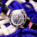 Juggernaut V USA Swiss Automatic � Diver Black/White Bezel - Black Dial Strap