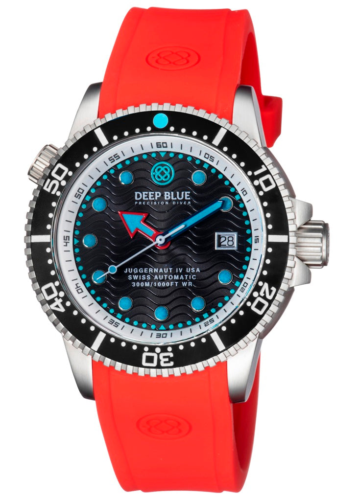 Red Custom Fit OEM Silicon With Deep Blue Logo