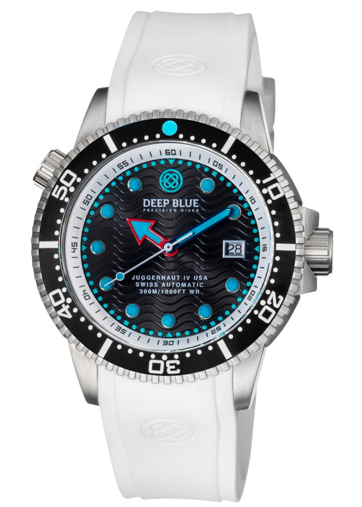 White Custom Fit OEM Silicon With Deep Blue Logo