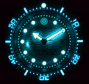 Juggernaut IV USA Swiss Automatic – Diver #6 White/blue Bezel - White Dial Bracelet