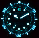 Juggernaut IV USA Swiss Automatic – Diver #8 White/blue Bezel - Blue Dial Strap