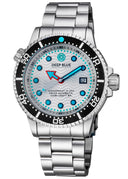 Juggernaut IV USA Swiss Automatic – Diver #9 Black/white Bezel - White Dial Bracelet