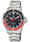 Master 1000 2.5 - 60 Hour Power Reserve Automatic – Ceramic Bezel Diver Black/red Bezel Black Dial