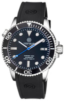 Master 1000 Automatic Diver Black Bezel -black Dial- Blue Second Hand