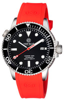 Master 1000 Automatic Diver Black Bezel -black Dial- Red Second Hand