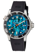 Master 1000 Automatic Diver Black Bezel Blue Abalone Shell Dial