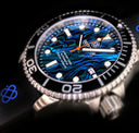 Master 1000 Automatic Diver Black Bezel Blue Abalone Shell Dial