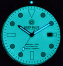 Master 1000 Automatic Diver Black Bezel - Blue Full Luminous Dial