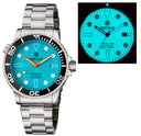 Master 1000 Automatic Diver Black Bezel - Blue Full Luminous Dial Bracelet