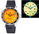 44mm Master 1000 Automatic Diver Ceramic Black Bezel - Orange Full Luminous Dial