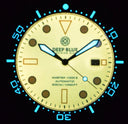 44mm Master 1000 Automatic Diver Ceramic Black Bezel - Orange Full Luminous Dial