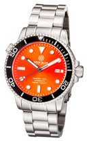 Master 1000 Automatic Diver Black Bezel -orange Sunray Dial Bracelet