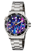 Master 1000 Automatic Diver Black Bezel – Purple Abalone Shell Dial Bracelet