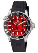 Master 1000 Automatic Diver Black Bezel - Red Abalone Shell Dial