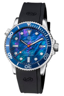 Master 1000 Automatic Diver Blue Bezel -blue Mother Of Pearl Dial