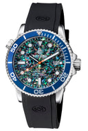 Master 1000 Automatic Diver Blue Bezel -small Abalone Shell Dial