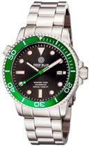 Master 1000 Automatic Diver Green Bezel Black Dial Bracelet