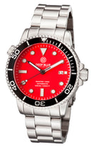 Master 1000 Automatic Diver Red Matte Dial - Bracelet