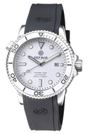 Master 1000 Automatic Diver Silver Bezel -White Glossy Dial