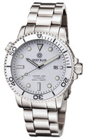 Master 1000 Automatic Diver Silver Bezel -White Glossy Dial