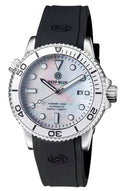 Master 1000 Automatic Diver Silver Bezel -white Mother Of Pearl Dial