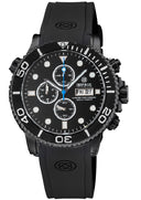Master 1000 PVD Chronograph Quartz Chronograph Black Bezel - Black Dial Strap