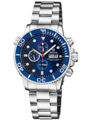 Master 1000 USA Chronograph Quartz Chronograph Blue Bezel - Blue Dial Bracelet