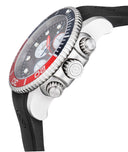 Master 1000 Chronograph Quartz Chronograph Blue Bezel - White Dial Strap