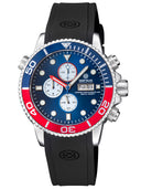 Master 1000 USA Chronograph Quartz Chronograph Blue/red Bezel - Blue Dial Strap