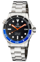 Master 1000 II 44mm Automatic Diver Black/blue Ceramic Bezel -black Glossy Dial-orange Hands