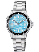 Master 1000 II 44mm Automatic Diver Black Ceramic Bezel -black Bezel Ocean Aqua Dial Bracelet