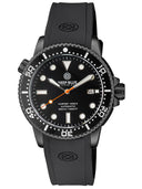 Master 1000 II 44mm Automatic Diver Black Ceramic Bezel -black Dial-pvd Black Case Orange Second Hand