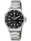 Master 1000 II 44mm Automatic Diver Black Ceramic Bezel -black Glossy Dial-black Hands
