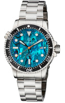 Master 1000 II 44mm Automatic Diver Black Ceramic Bezel -blue Abalone Dial