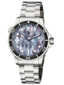 Master 1000 II 44mm Automatic Diver Black Ceramic Bezel Diamond Mother Of Pearl Dial Bracelet