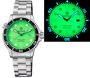 Master 1000 II 44mm Automatic Diver Black Ceramic Bezel – Green Full Lume Dial Bracelet