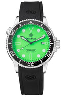 Master 1000 II 44mm Automatic Diver Black Ceramic Bezel – Green Full Lume Dial Strap
