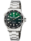 Master 1000 II 44mm Automatic Diver Black Ceramic Bezel Matte Green Dial Bracelet