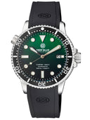 Master 1000 II 44mm Automatic Diver Black Ceramic Bezel Matte Gradient Green Dial Strap