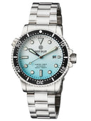 Master 1000 II 44mm Automatic Diver Black Ceramic Bezel Matte Ice Blue Bracelet