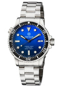 Master 1000 II 44mm Automatic Diver Black Ceramic Bezel Matte Light Blue Dial Bracelet