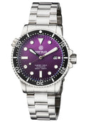 Master 1000 II 44mm Automatic Diver Black Ceramic Bezel Matte Purple Gradient Dial Bracelet