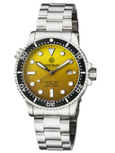 Master 1000 II 44mm Automatic Diver Black Ceramic Bezel Matte Yellow Dial Bracelet