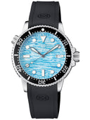 Master 1000 II 44mm Automatic Diver Black Ceramic Bezel Ocean Aqua Blue Dial Strap