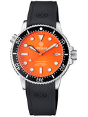 Master 1000 II 44mm Automatic Diver Black Ceramic Bezel -orange Sunray Dial - Sword Hands
