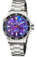 Master 1000 II 44mm Automatic Diver Black Ceramic Bezel -purple Abalone Dial